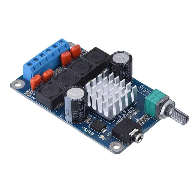 【Venta rápida】 Placa amplificadora de potencia Digital TDA3116D2 TPA3116 2X50w Placa amplificadora de doble canal de alta potencia