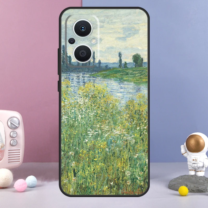 Claude Monet Cover For OPPO Reno 8 Lite 4 5 6 7 10 Pro 8T 2Z 5Z 4Z OPPO Find X6 Pro X5 X2 X3 Lite Case image 4