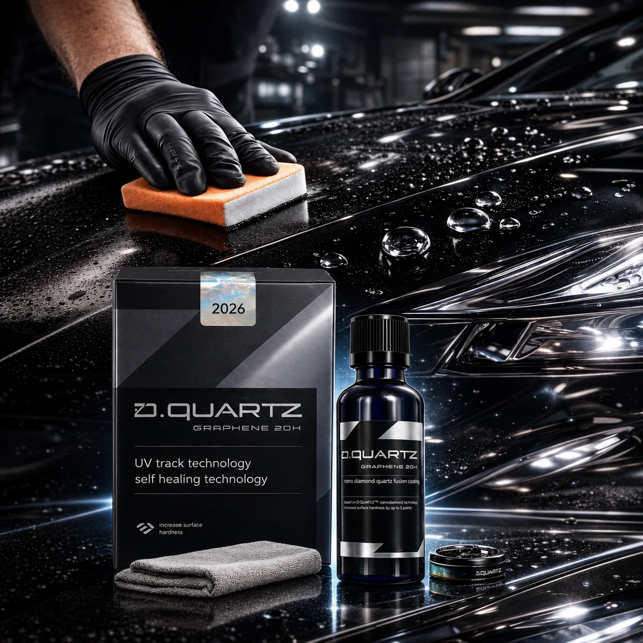 Graphene Ceramic Coating 20H with Self Healing and UV Track Technology Car Detailing Professionals 10+Years of Protection