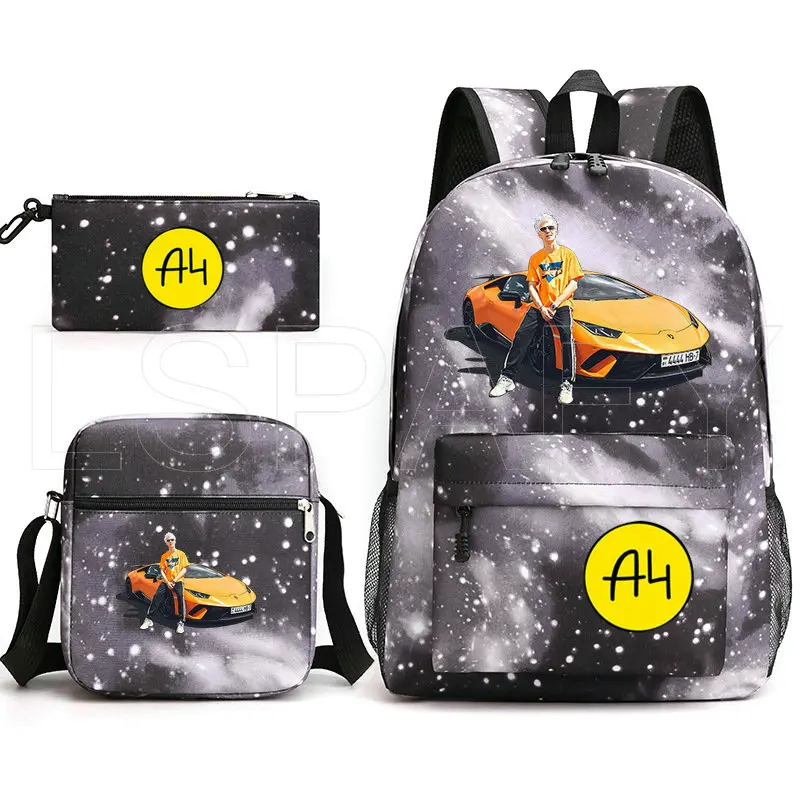 New Boy Girl Kids School Book Bags Women Bagpack Teenagers Schoolbag A4 Vlad Men Student Laptop Travel Galaxy Backpacks