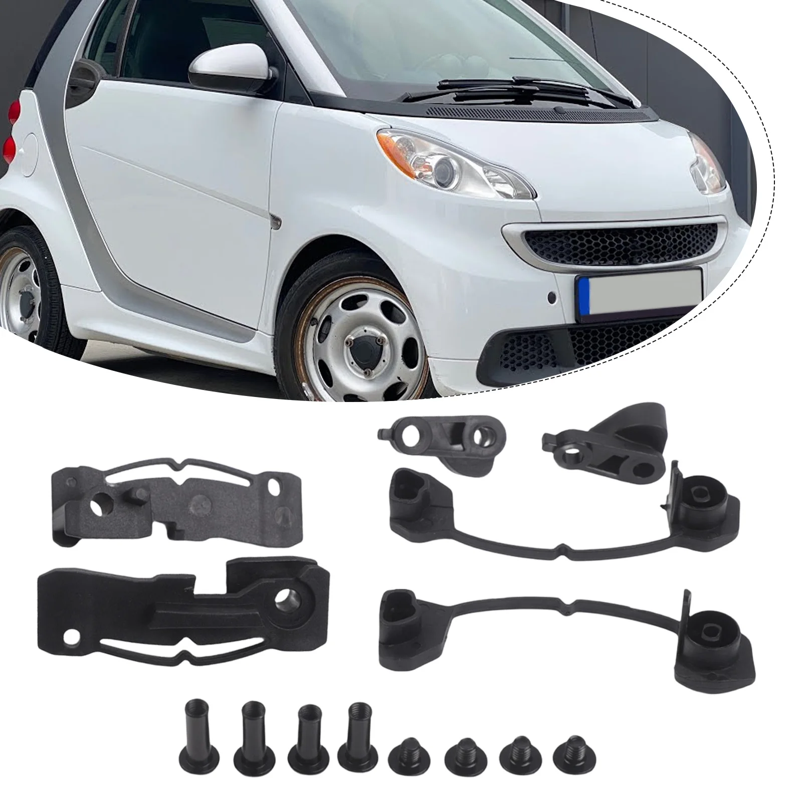 For Smart 451 Model Specific Roof Lock Repair Kit For Convertible Sunroof Bracket Slider A4517760016 A4517800089