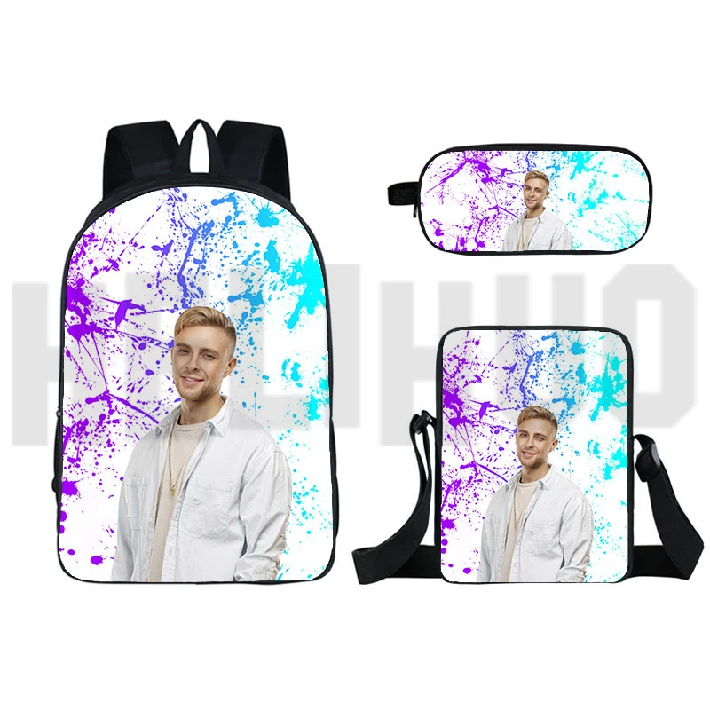 Fashion 3D Print Anime Egor Kreed Backpack 3 Pcs/set Bookbag 16 Inch Bagpack Travel Daily Pack School Bags for Teenage Girls