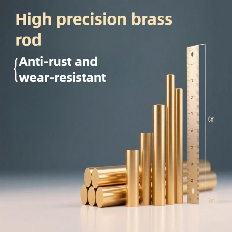 

H62/H65 Brass Rods 2-10mm - Lead-Free Eco-Friendly Solid Round Bars for Cold Bending