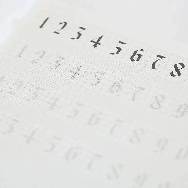 English Calligraphy and Gothic Calligraphy Copying Workbook Beautiful English font Learn English copybook