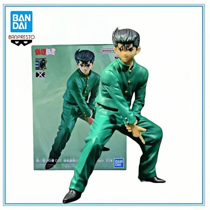 BANDAI in magazzino Genuino BANPRESTO Yu Yu Hakusho DXF 30° anniversario Yuusuke Urameshi Collezione Serie Modello Personaggio dei cartoni animati