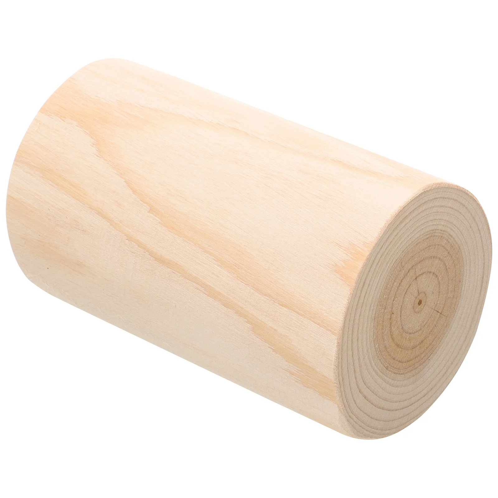 

Wood Stump Decorative Base for LED Candles Tea Lights Natural Wood Small Compact Ornament for Living Room Office Bedroom