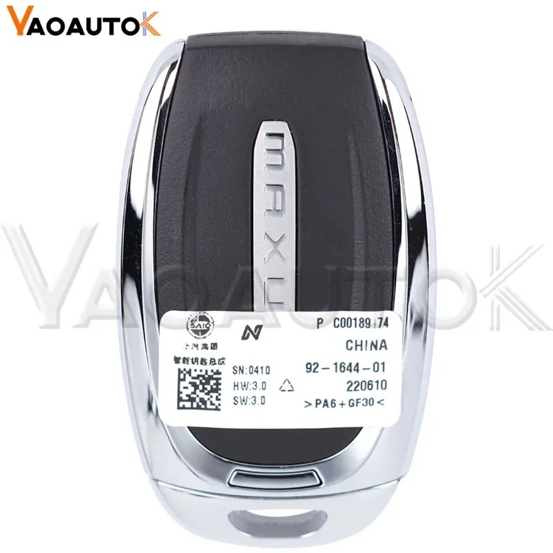 Auto Smart Remote Key dla SAIC MAXUS D60 T60 T70 V90 G10 G20 G50 V80 D90 LDV Proximity Smart Car Key Keyless 433Mhz ID47 Chip