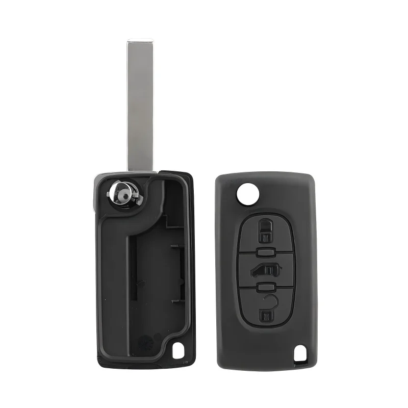 For Citroen Berlingo Peugeot Partner Fiat Scudo 3 Button Van Key Fob Case Key Shell CE0523 649095 6554XG 6490E0 Car Lock System