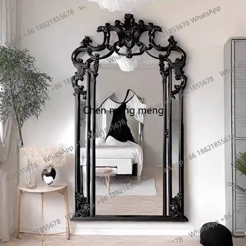 

Cute Vintage Decorative Mirrors Floor Gold Nordic Design Luxury Mirrors Full Body Bedroom Big Espejos De Piso Home Decorations