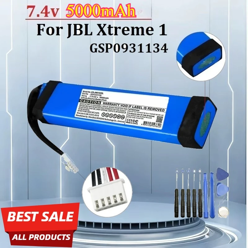 

Upgrade version For JBL xtreme 1 Xtreme1 5000mAh GSP0931134 Battery For JBL Xtreme Wireless Bluetooth Speaker Batteria