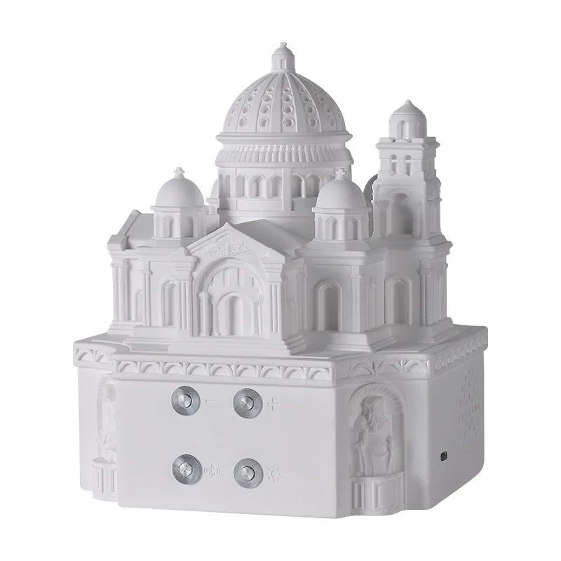 Новогодняя мебель для дома, Mosta Dome Church, ночник с диффузором, стерео Bluetooth, декоративный светильник, аромат в подарок