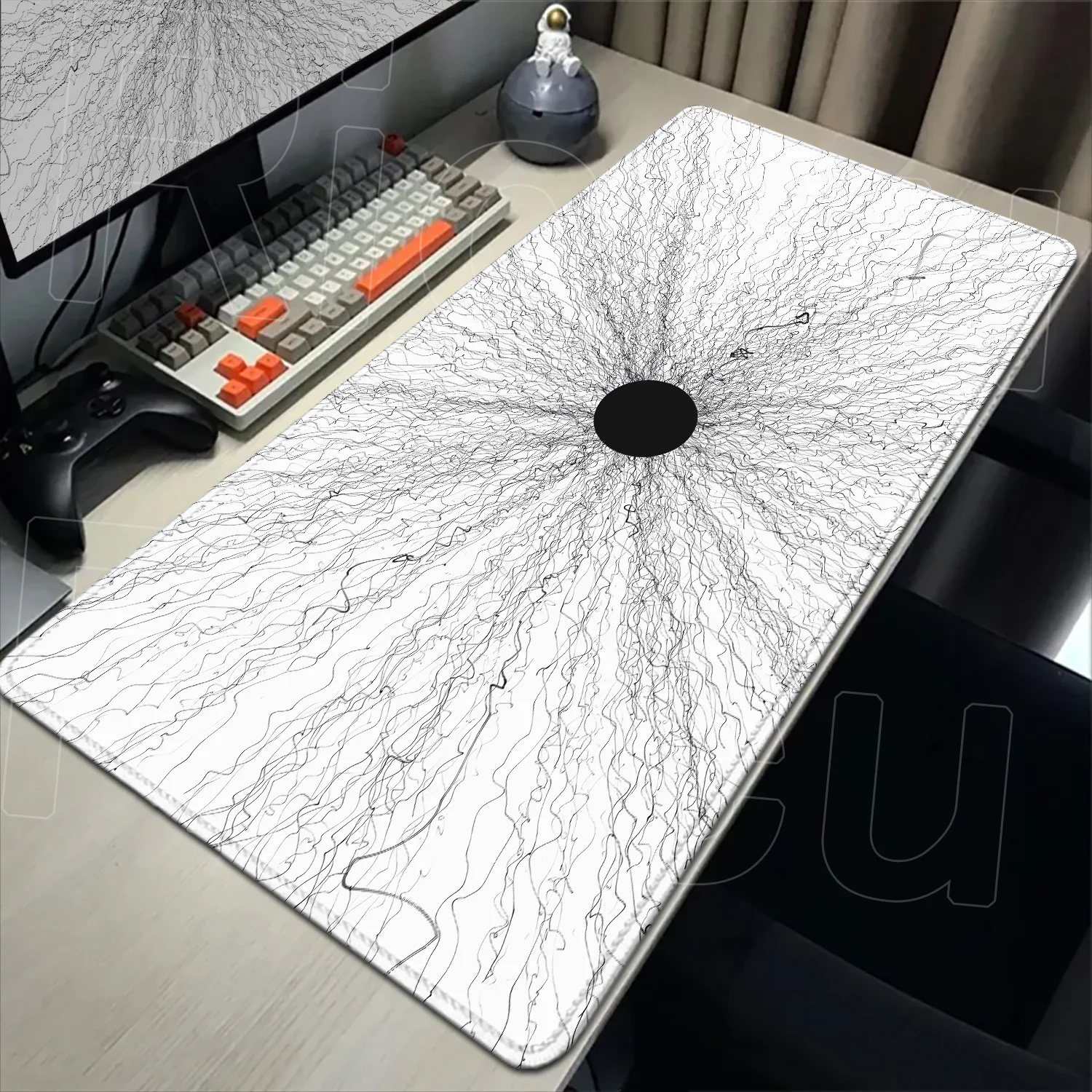 

Art Design Line Mousepad Game Office Desk Table Mat Large XXL Keyboard Carpet Laptop PC Gaming Accessories HD Computer Mouse Pad