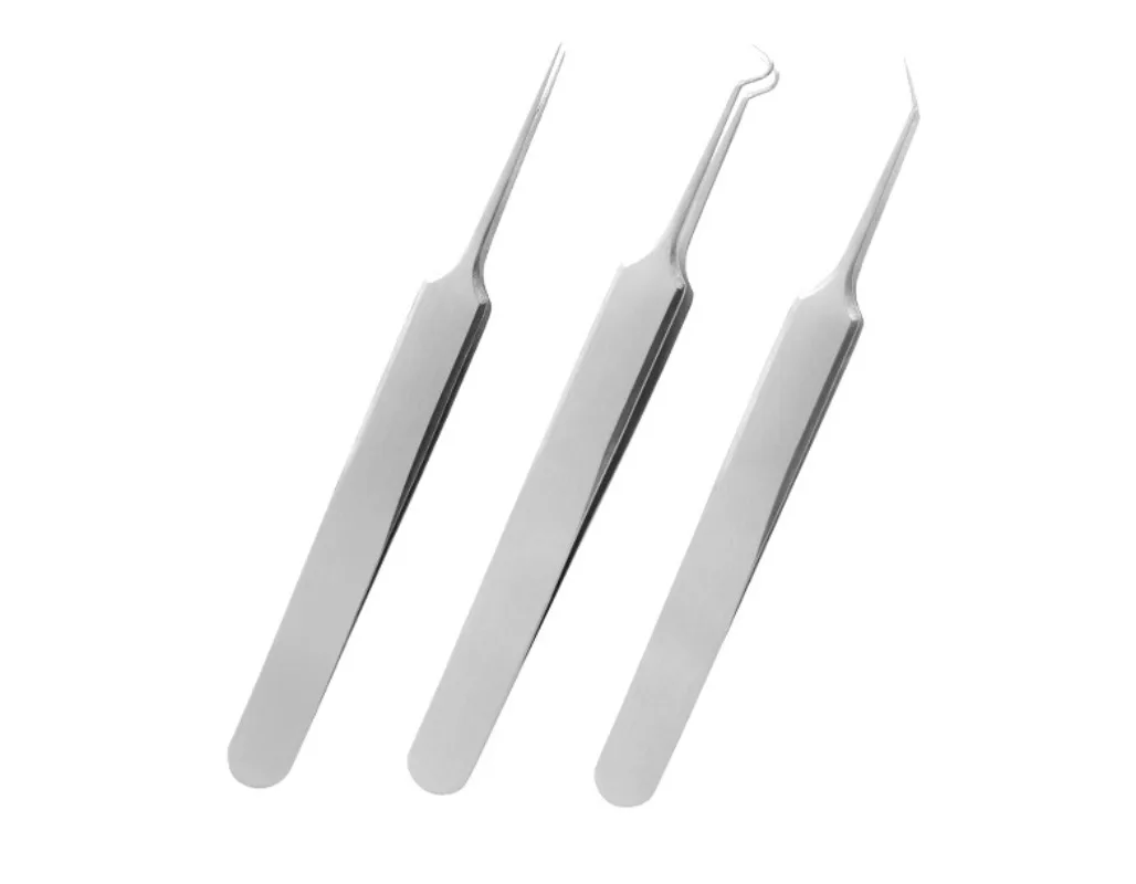 Professional Ultra-fine No. 5 Acne Blackhead Removal Tweezers Beauty Salon Pimples Needles Deep Cleaner Clip Face Skin Care Tool