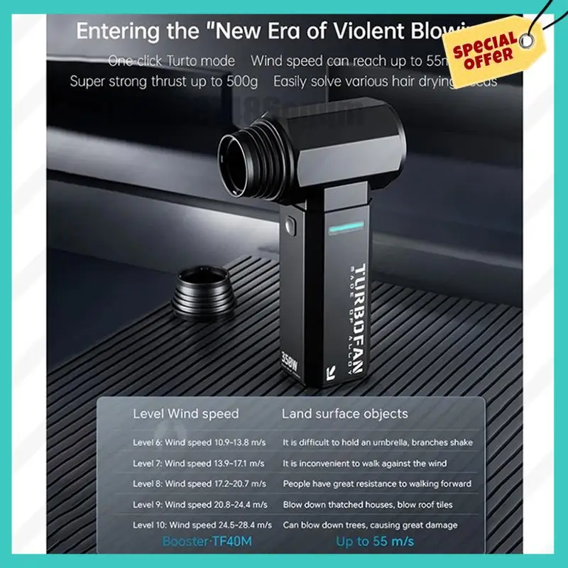 -ABJZ غسيل السيارات مروحة توربو عالية السرعة مروحة تربو محمولة باليد سرعة الرياح وإزالة الغبار #6