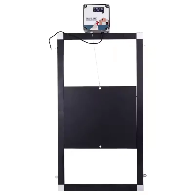 Intelligent Chicken Coop Door Light Sensing Automatic Chicken Coop Door Opener Farm Chicken Door with Timer