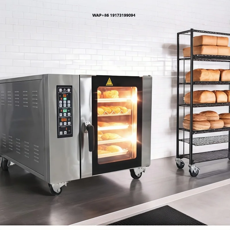 Professional Commercial Electric Convection Oven 6-Trays Convection Baking Oven for Bakery Combi Oven for Restaurant