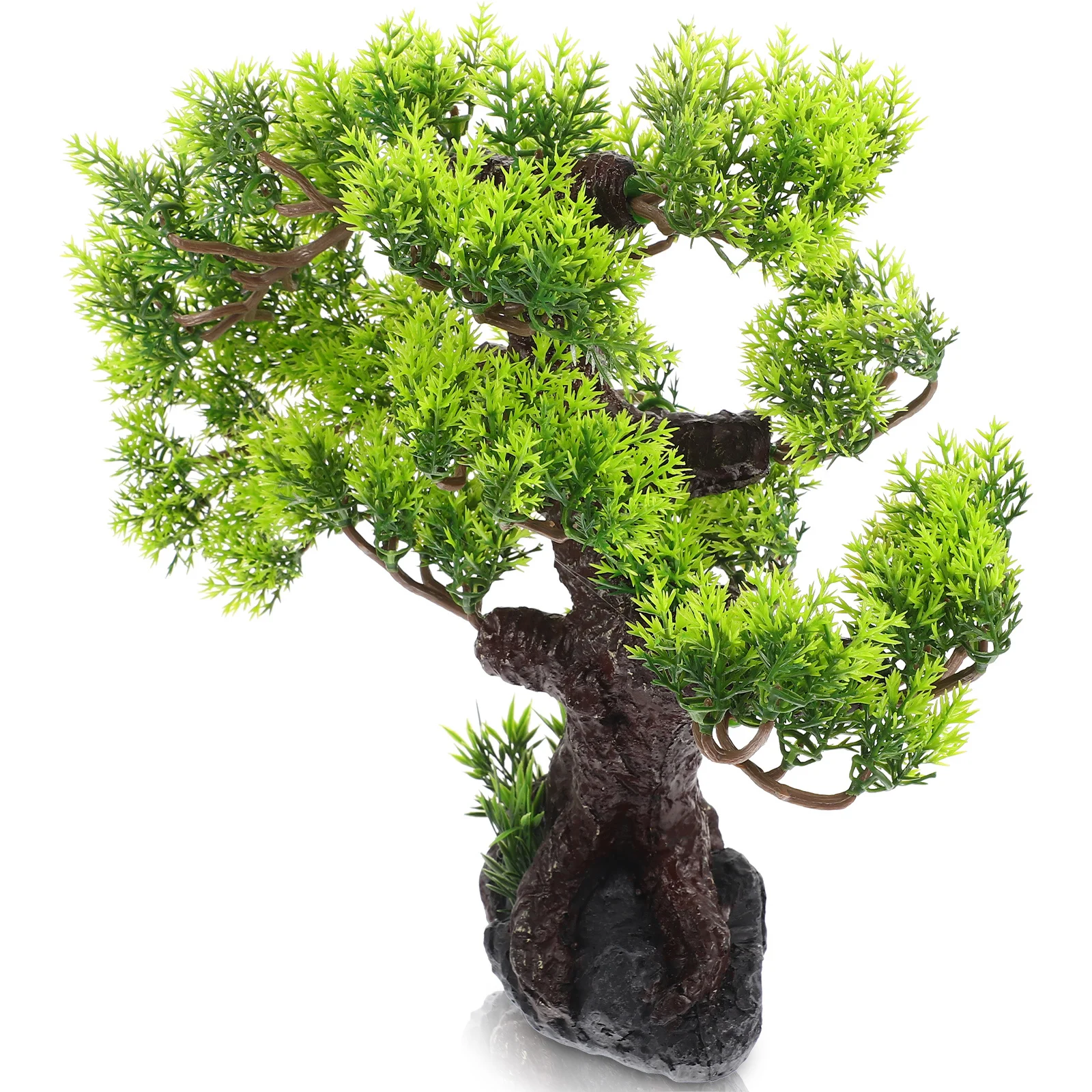 

Aquarium Resin Plant Realistic Simulation Tree Safe Fish Tank Landscape Decor Artificial Aquarium Tree Ornament