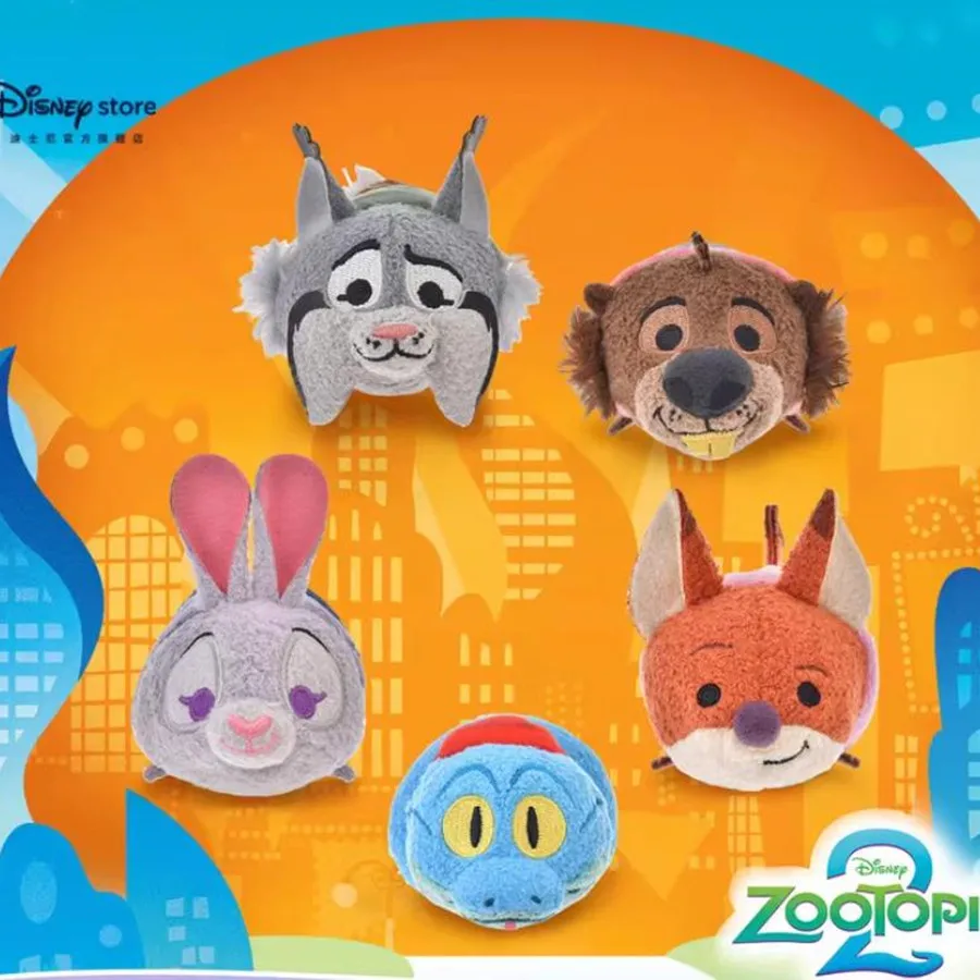 

Disney Official Zootopia 2 Series Nick Judy Gary Mini Pine Plush Toy Toys