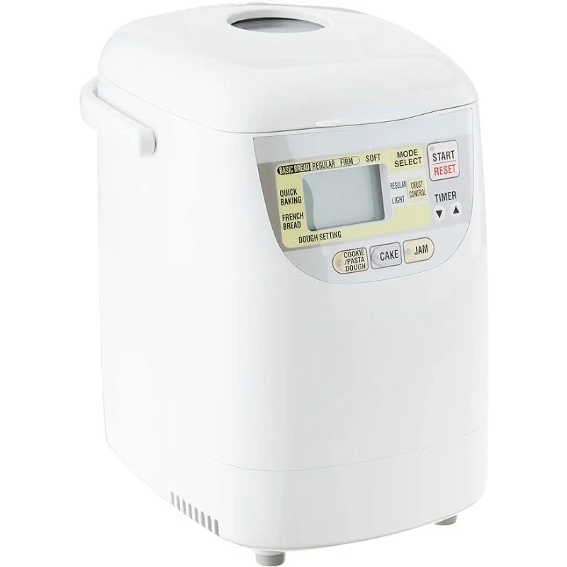 Zojirushi BB-HAC10 Home Bakery Programmierbarer Mini-Brotbackautomat mit 1 Pfund Laib, Weiß