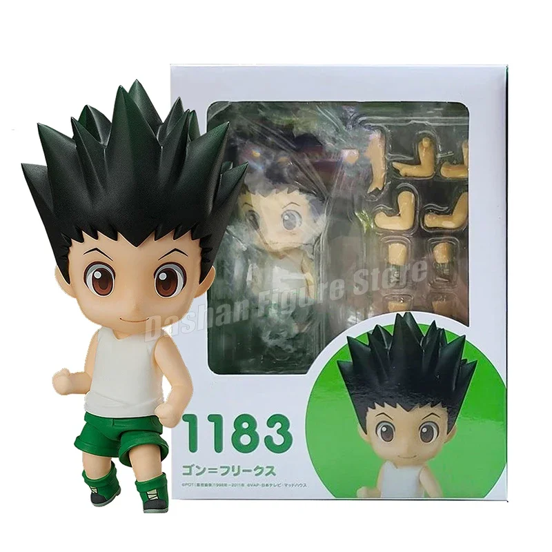 Anime Hunter X Hunter Killua Zoldyck GON FREECSS Action Figure PVC Movable Figurine #1183 1184 Collection Model Toys for Gifts