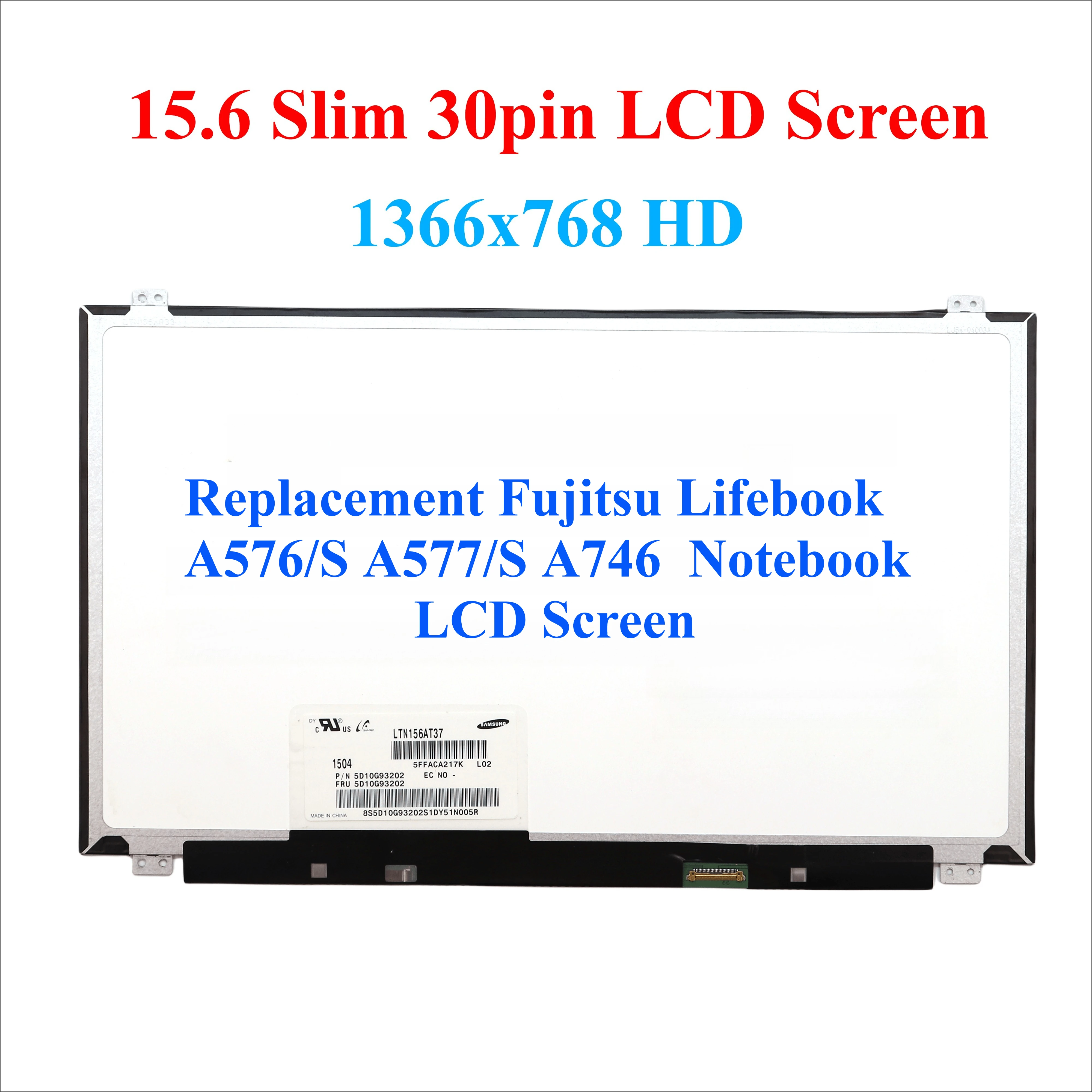 

Для Fujitsu Lifebook A576/S A577/S A746 ЖК-экран ноутбука