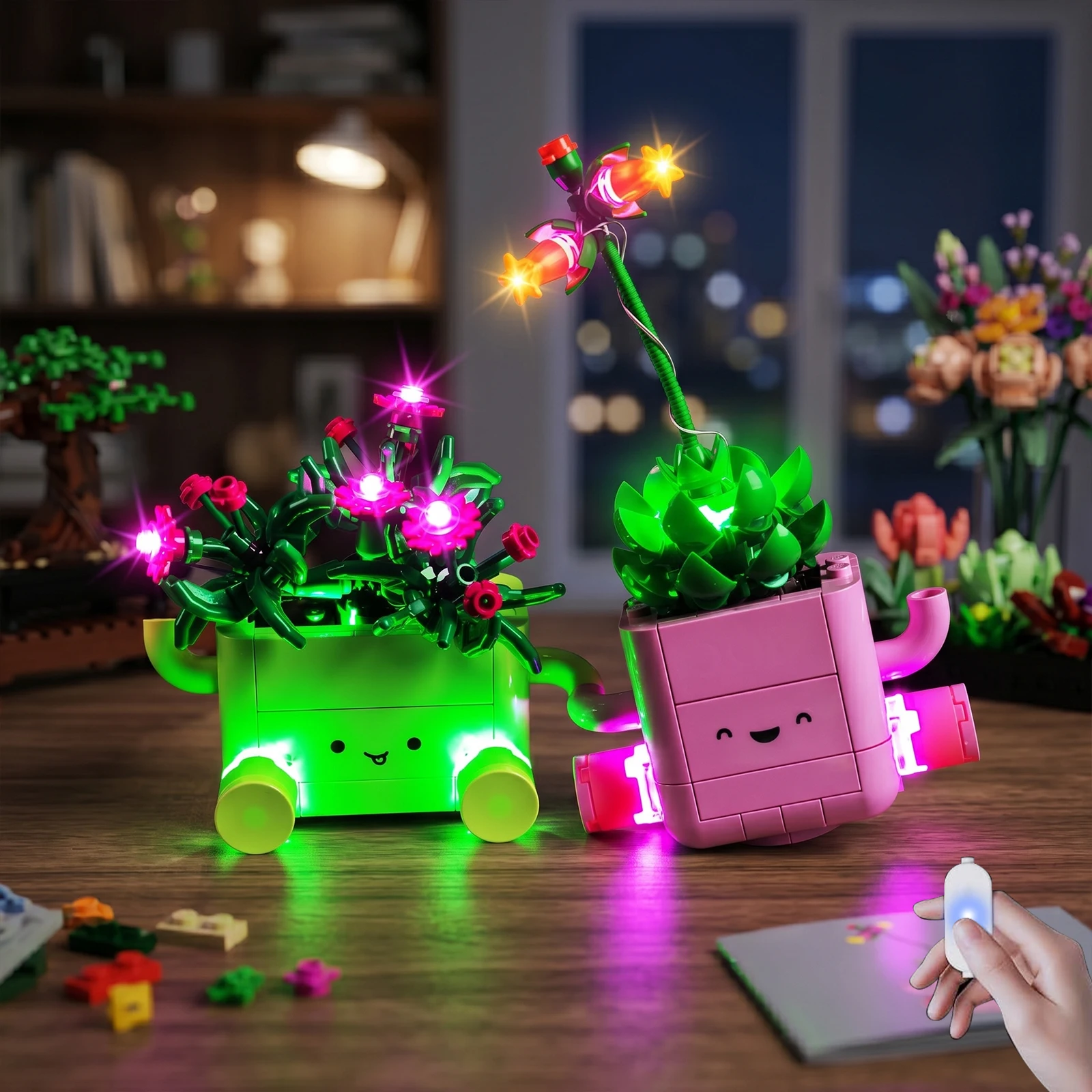 LED-Lichtset ohne Modellbausatz, geeignet für LEGO Rocking Plants Botanicals # 11506 Bausteine