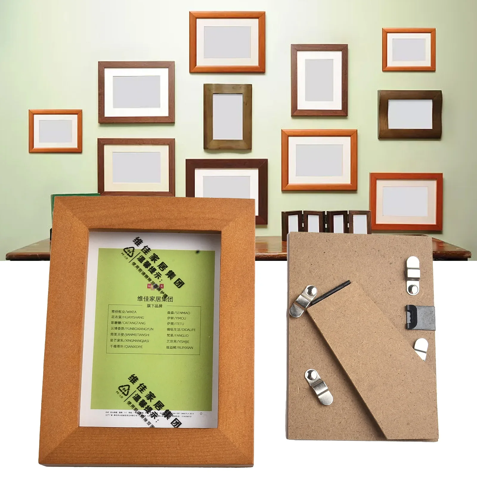 Solid Wood Photo Frame Poster Wood 11.8*15.8cm 15.8*11.8cm 1pcs Acrylic Black White Frames Modern Oak Photo Frame