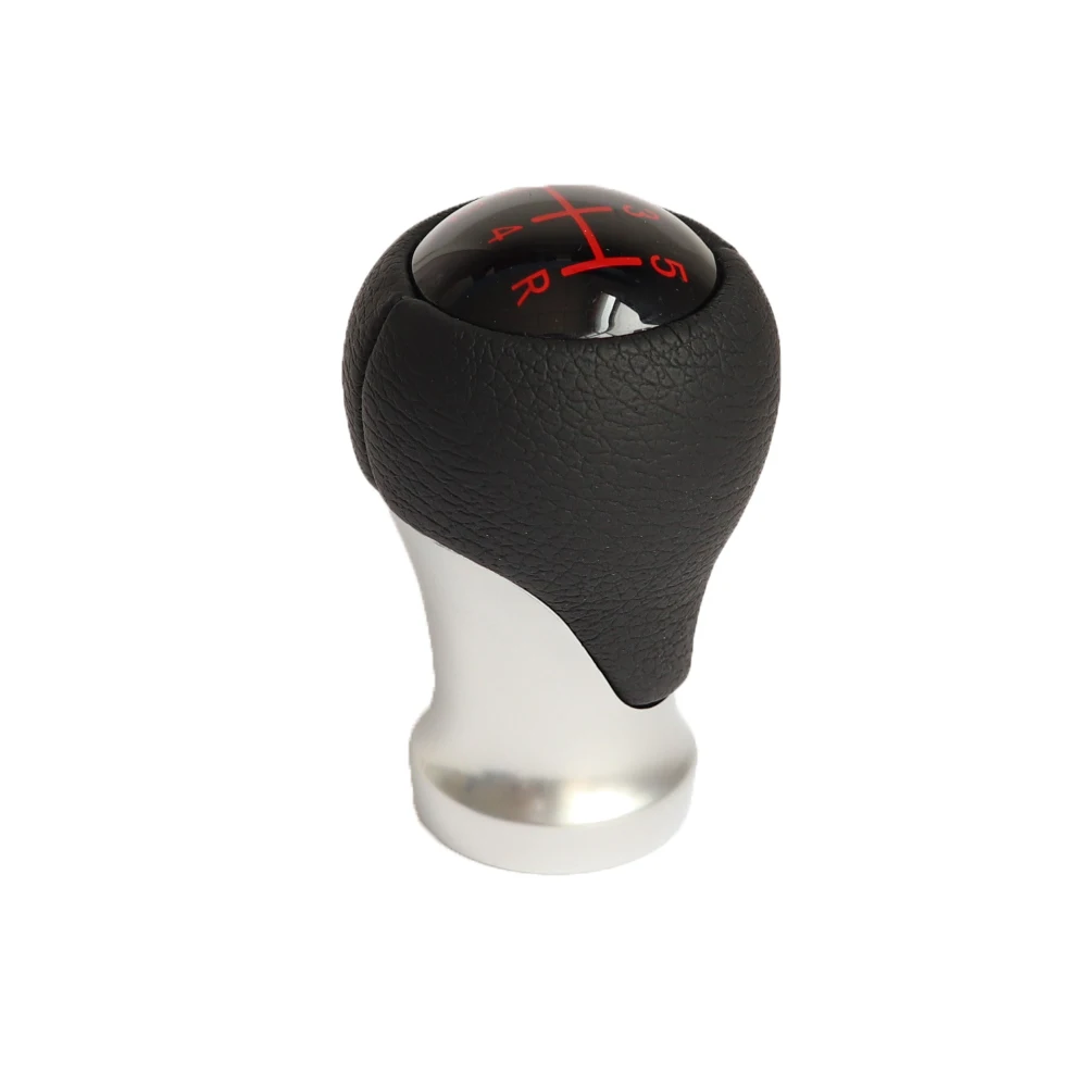 Car Manual Leather Gear shift Knob Lever Handball 12345R 10mm Inner Hole 437111Y100AHV For Kia Picanto Morning 2012-2015