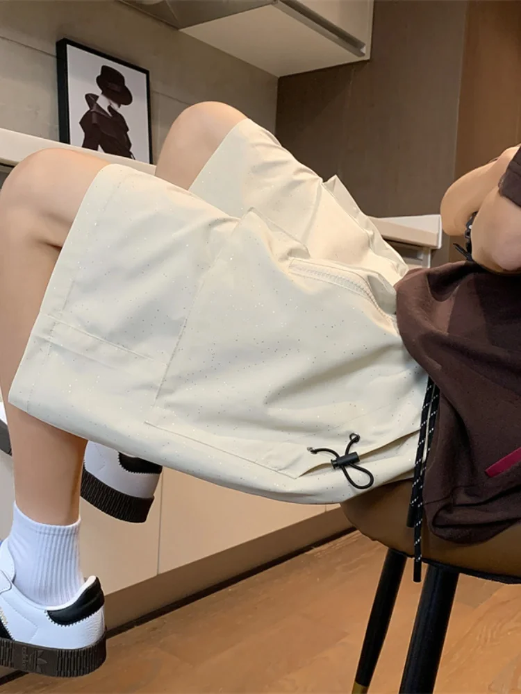 

Мужские рабочие шорты Tianxing: летние, тонкие, свободные, в американском стиле, повседневные, дышащие, прямого кроя, легкие