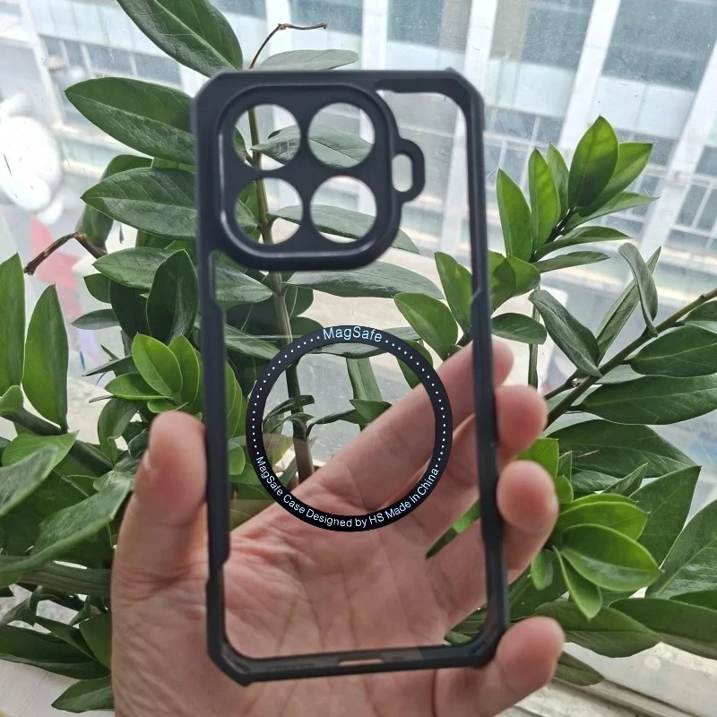 

Жесткий прозрачный магнитный чехол для телефона из ПК для Xiaomi 15T Pro 14T Pro 15T 14T Mi15T для беспроводной зарядки Magsafe, противоударный чехол