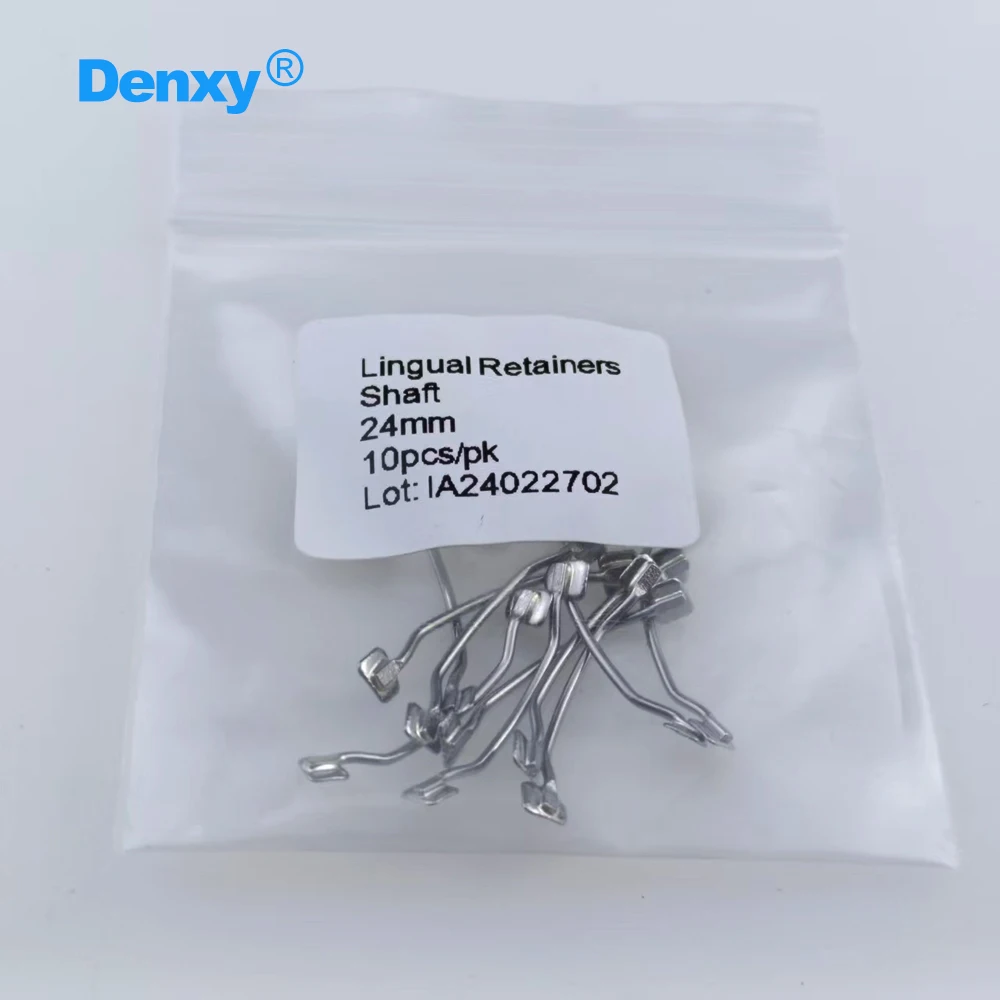DENXY 30 Stück orthodontische Lingual-Aligner, klebbare Retainerdrähte mit Netzbasis, hochwertige Dentalmaterialien – Detail 1