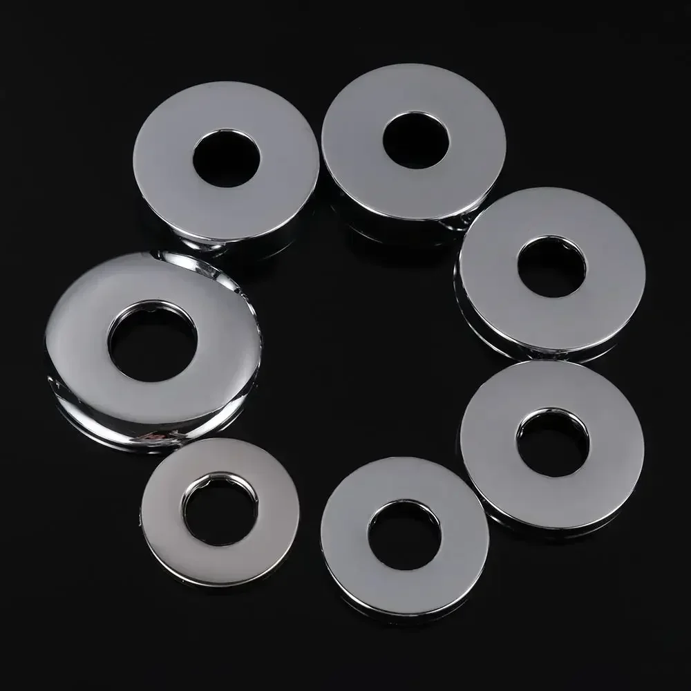 1 szt. Chromowana Osłona Dekoracyjna Kranu Ze Stali Nierdzewnej, Osłony Rur Ścienne, Kołnierz Ścienny, Osłona Dekoracyjna Kranu, Akcesoria do Kranów