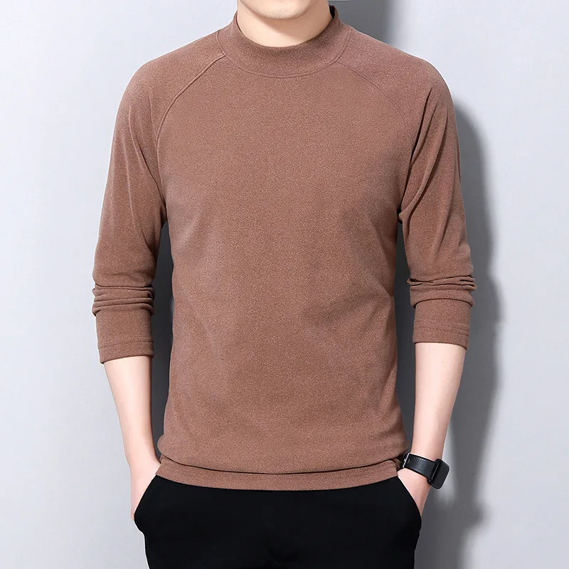 

2023 Fashion Casual Winter Autumn Summer Men's Long Sleeve Cotton Tshirts Male Tops