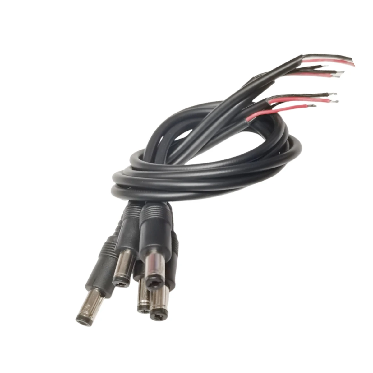موصل مقبس طاقة تيار مستمر ، سلك توصيل كابل ، إبداعي سهل الاستخدام ، ذكور وإناث ، 5 أزواج ، 12 فولت ، 5.5 × 2.1 مم
