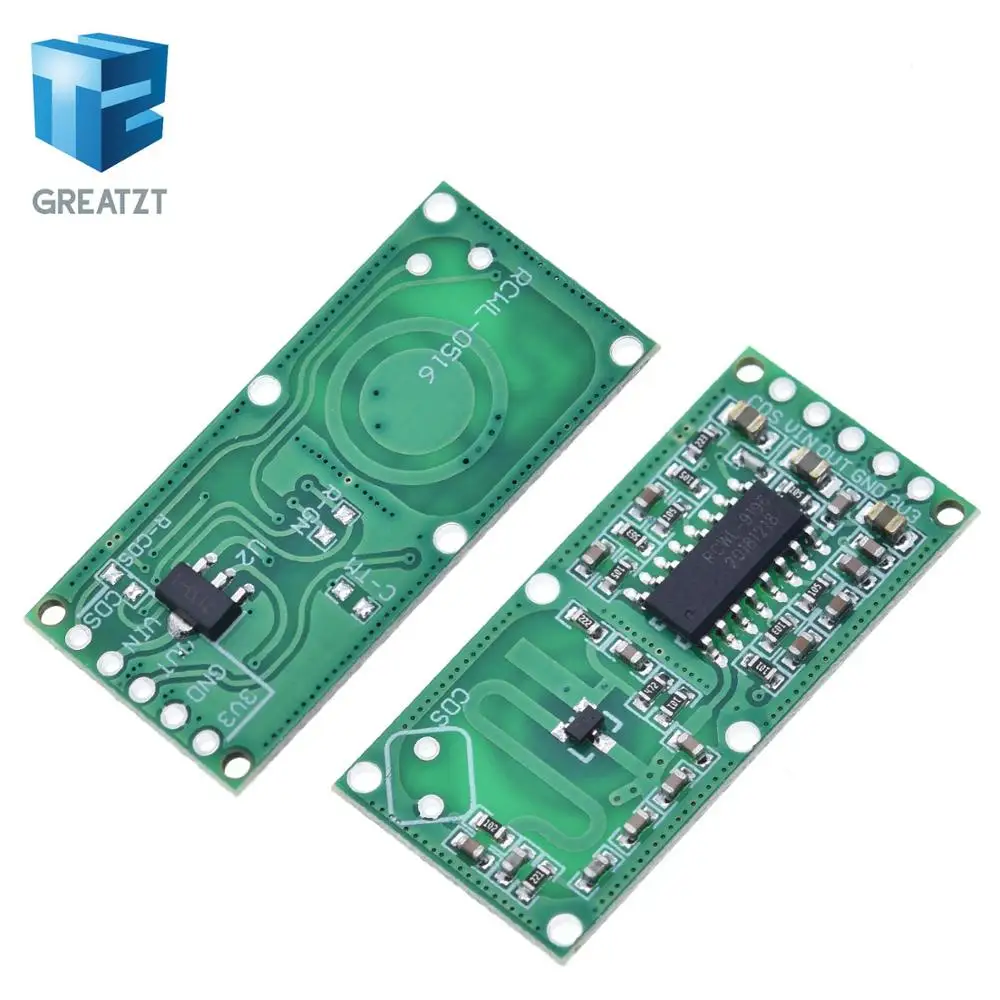 GREATZT RCWL-0516 microwave radar sensor module Human body induction switch module Intelligent sensor