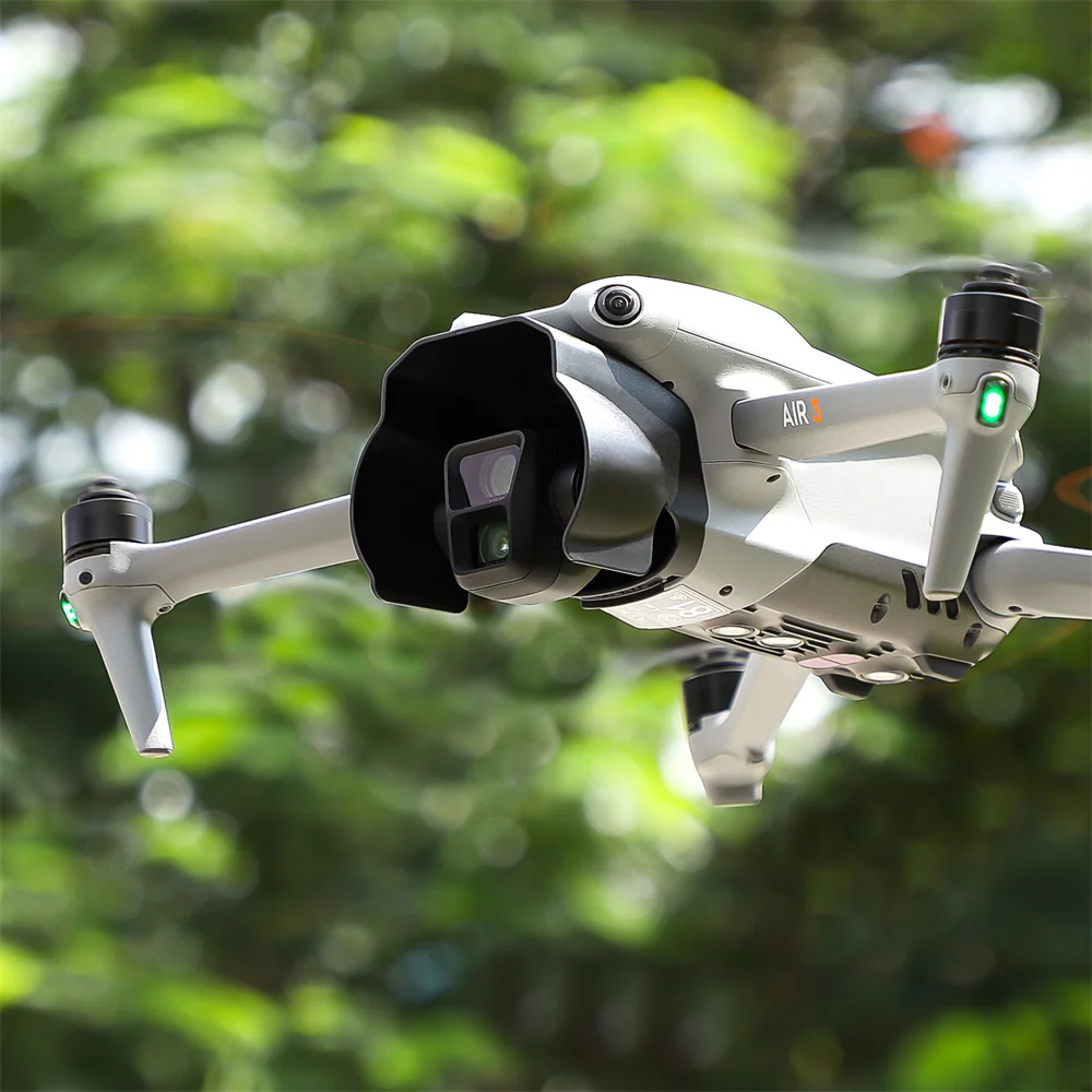 مكافحة وهج عدسة هود ل DJI الهواء 3 الطائرة بدون طيار ، Gimbal الغطاء الواقي ، المضادة للوهج غطاء Lens ، اكسسوارات الطائرة بدون طيار