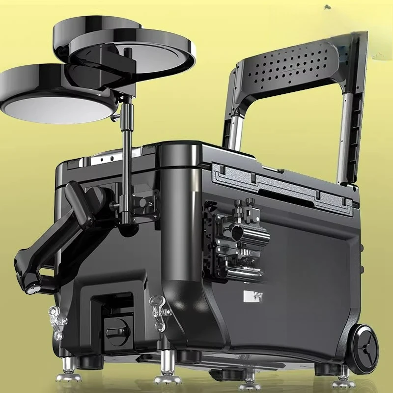 

Be suitable for outdoor ultralight multi-function fishing box full set of table customizable