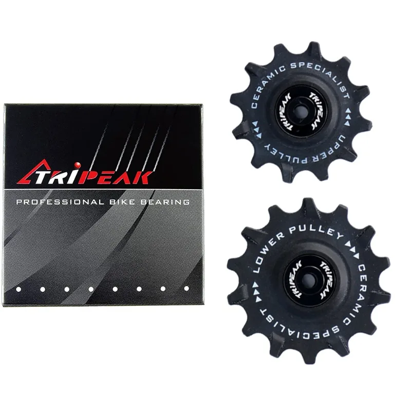 

TRiPEAK Road Mountain Bike Rear Ceramic Guide Wheel 14T Suitable for Shimano SRAM Speed Coupling
