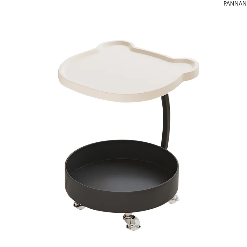 

Living room tea side table movable sofa French small bedside table alternative simple modern bedroom