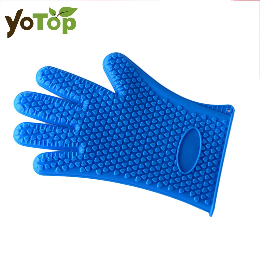 1pcs Insulated Silicone Gloves Non-slip Heat Proof Clip Kitchen Baking Kitchen Baking Tools Microwave Oven Gloves Oven Gloves