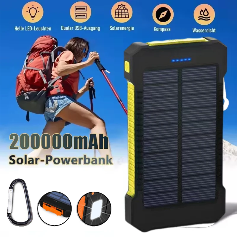 200000Mah Solar Pow…