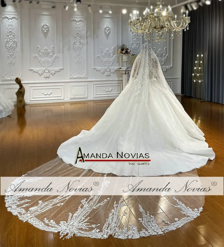 Custom Made NS4714 Match veil Lace Long Bridal Wedding Veil