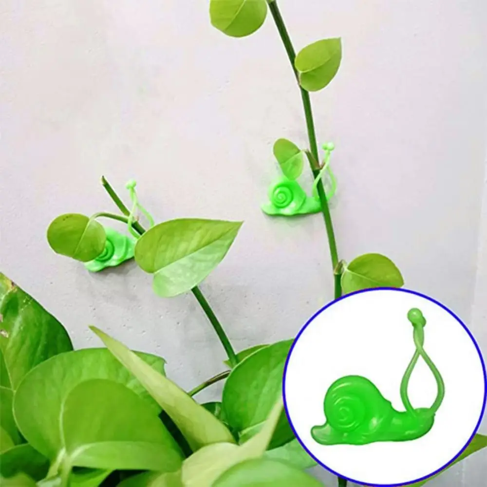 20Pcs Self-Adhesive Plant Climbing Wall Fixed Buckle Snail/Butterfly Fastener Plant Vine Climbing Clip Vine Buckle Hook