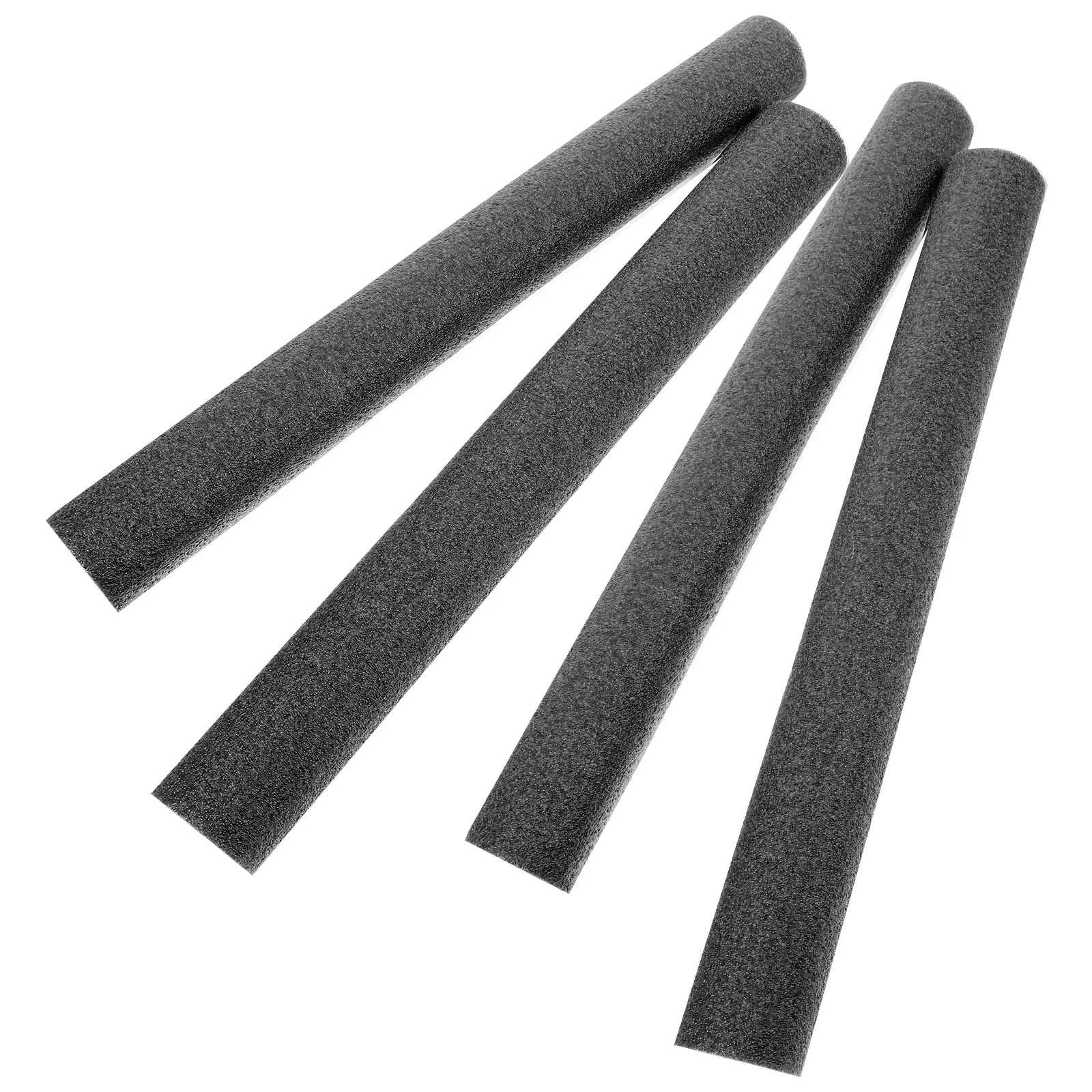 4 Pcs Insulation Pipe Foam Covers for Pipes Tubes Protective Plumbing White The Fence Cap Tubing
