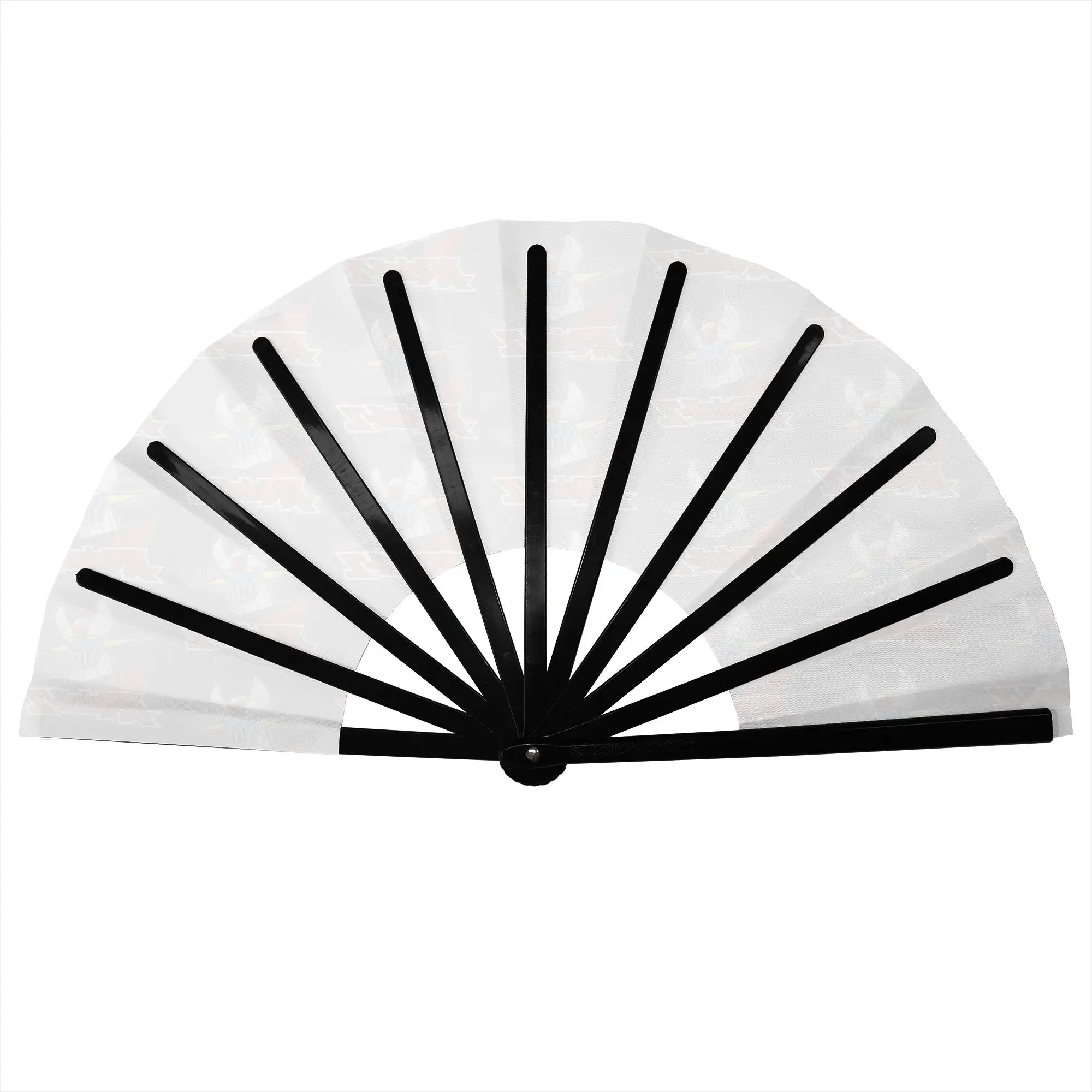 M-Mazingered Z Traditional Folding Fan Chinese Style Super Robot High-Quality Polyester Fans Gift  Exquisite Decorative Hand Fan