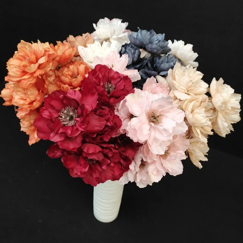 Flor de peonía Artificial de 9 - Baby Breath Dried reseña y precio