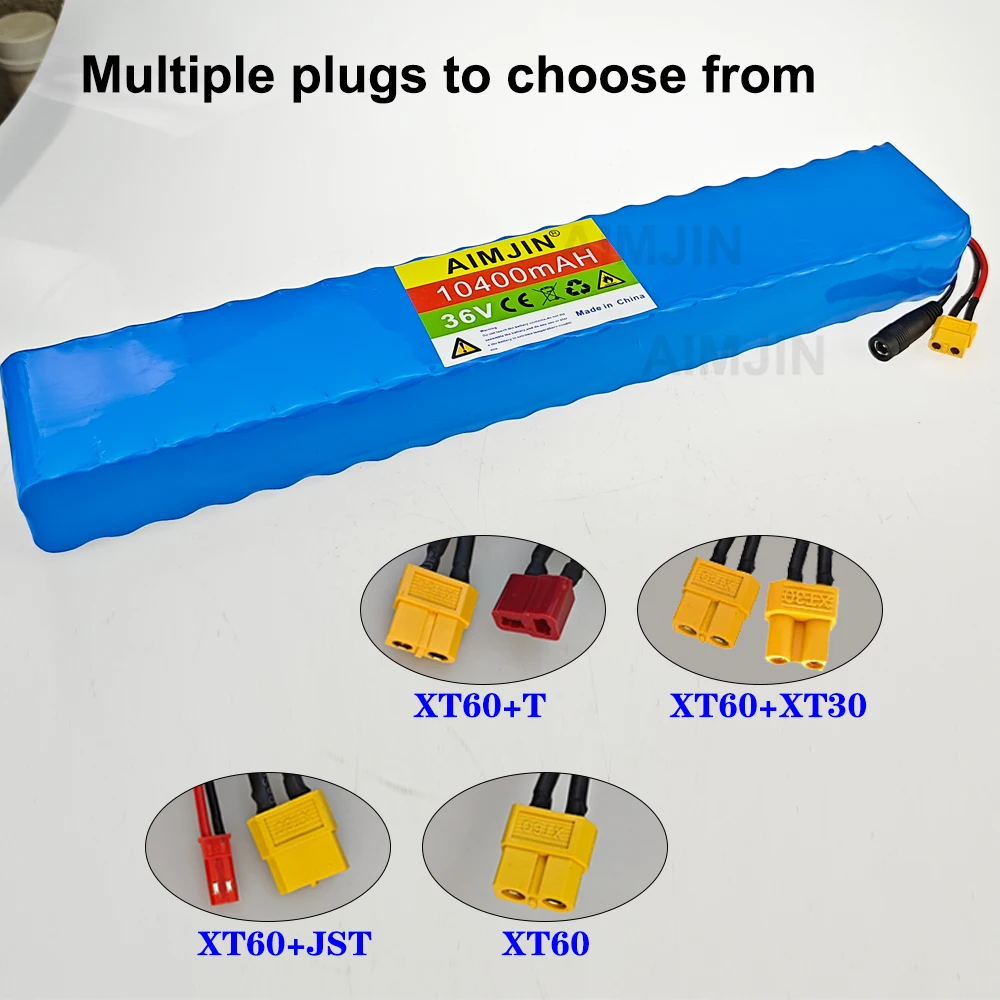 

36V Scooter with BMS 10S4P battery pack 36V 10400mAh Scooter Lithium Battery 18650
