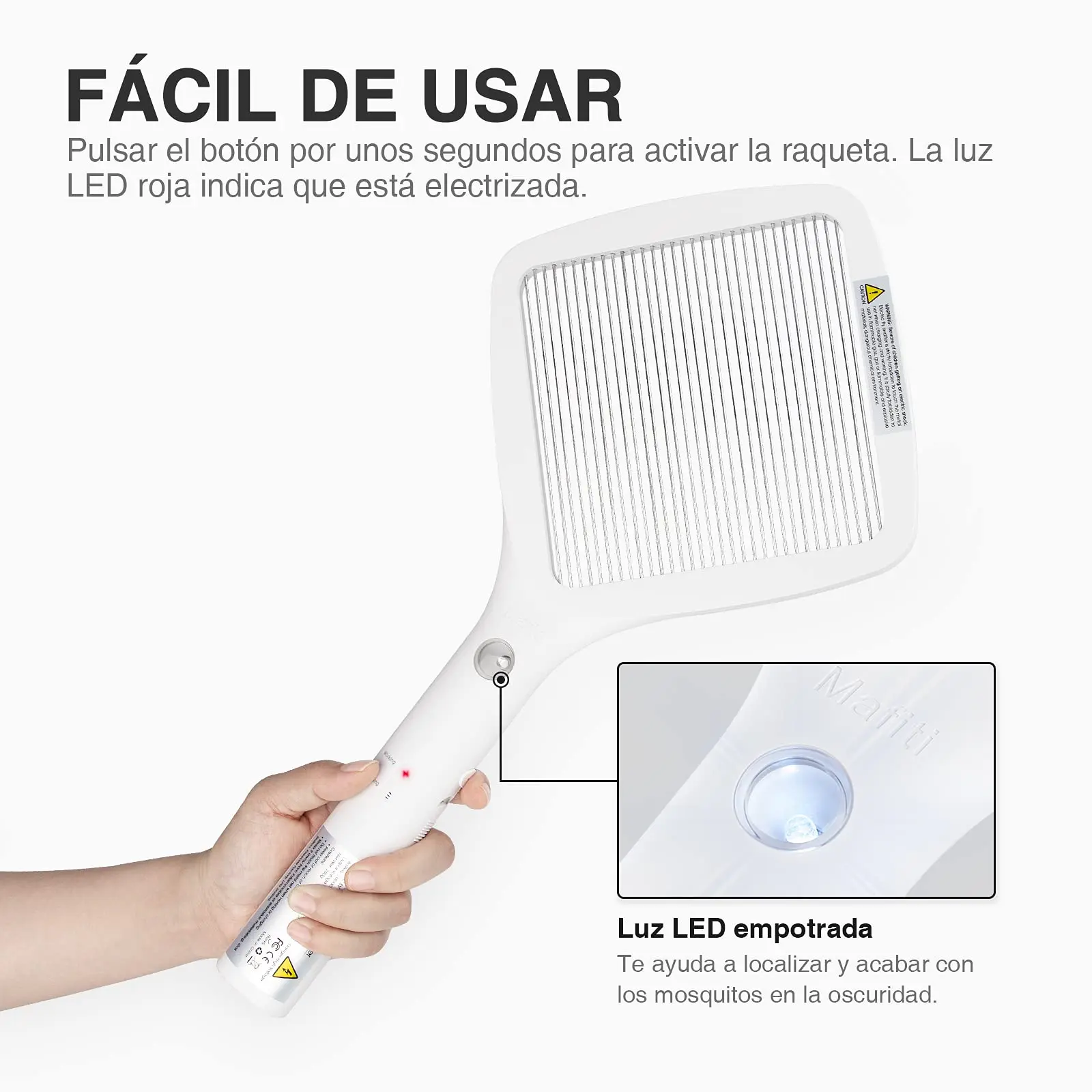 Mafiti Swatter Powerful USB Rechargeable Fly Killer Trap Zapper Mosquito Killing Purple Lamp Seduction High Quality Sleep Tool