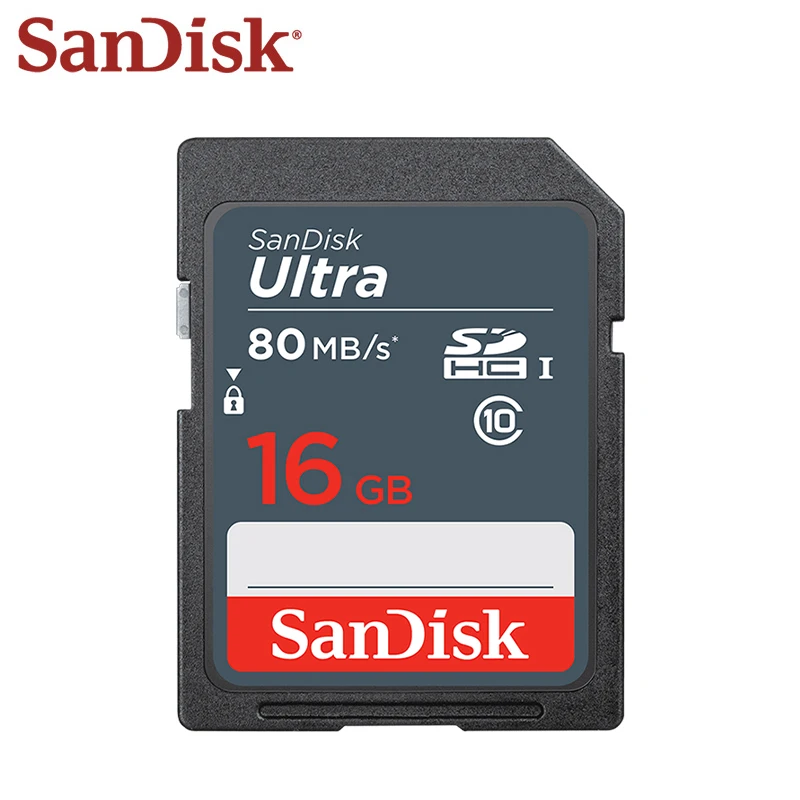 بطاقة ذاكرة SanDisk Ultra SDHC SDXC سعة 16 جيجابايت و32 جيجابايت و64 جيجابايت و128 جيجابايت و256 جيجابايت حتى 100 ميجابايت/ثانية بطاقة SD للكاميرا #2