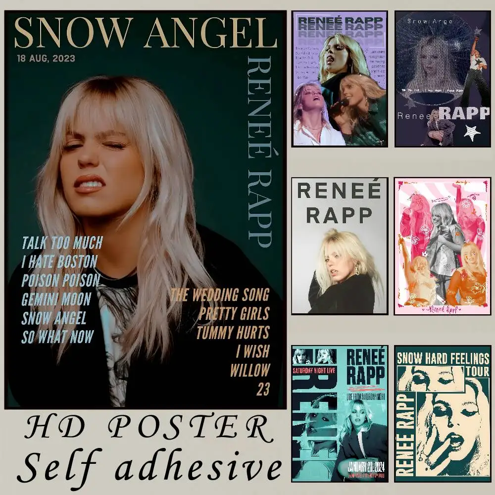 

Singer R-Renee RappS Poster HD art Poster, room, home, bar, cafe decoration printing wall poster